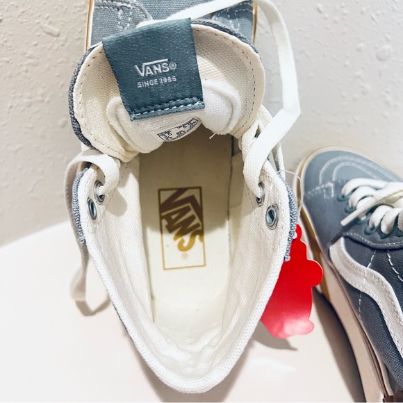 Vans SK-8 Hi Top Tapered Stacked Platform Blue Unisex Sneakers/Sz:W:5/M:3.5/NWT - Picture 14 of 16